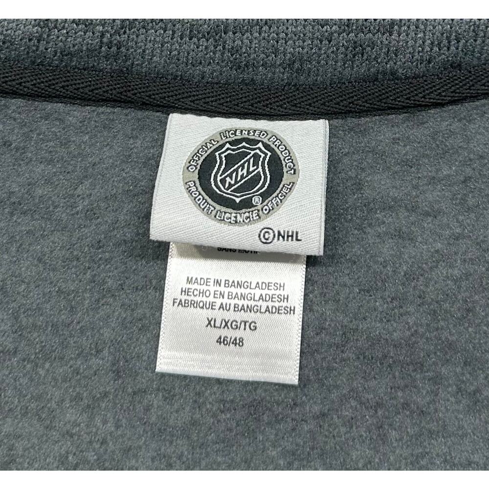 NHL Anaheim Ducks Full Zip Jacket Gray Official Licensed Hockey Jacket Men’s XL - Picture 7 of 9